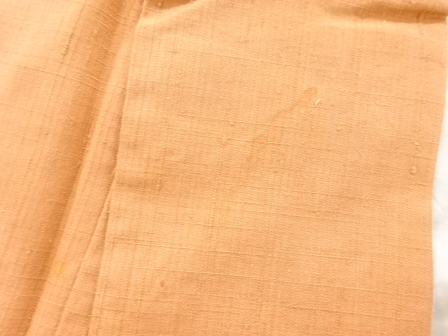  アンティーク　手織り紬一つ紋着物